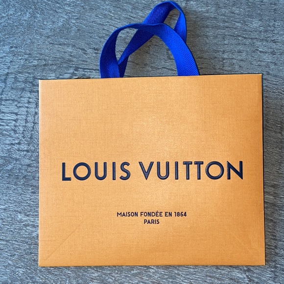 Louis Vuitton gift Box - shopping bag - blue Ribbon NEW - Picture 6 of 11